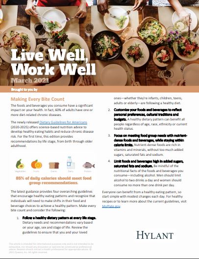 Live Well, Work Well 